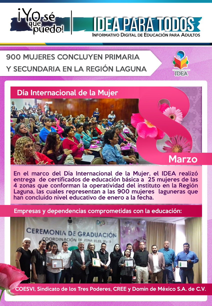 900 mujeres conclutyen dia mujer