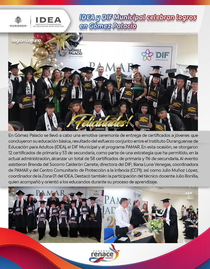 2025 07 11 Entrega Certificados IDEA DIF PAMAR